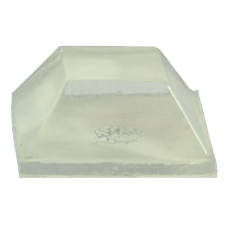 Midwest Fastener 3/4" Clear Adhesive Vinyl Square Pad 5PK 32265
